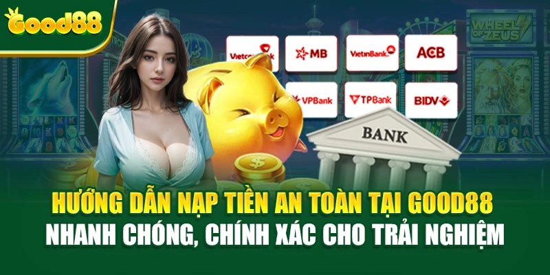 Hướng dẫn nạp tiền an toàn tại Good88 nhanh chóng, chính xác cho trải nghiệm