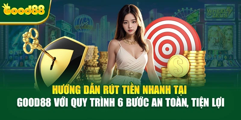 Hướng dẫn rút tiền nhanh tại Good88 với quy trình 6 bước an toàn, tiện lợi