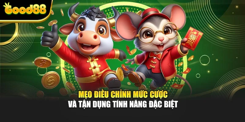 Mẹo điều chỉnh mức cược và tận dụng tính năng đặc biệt