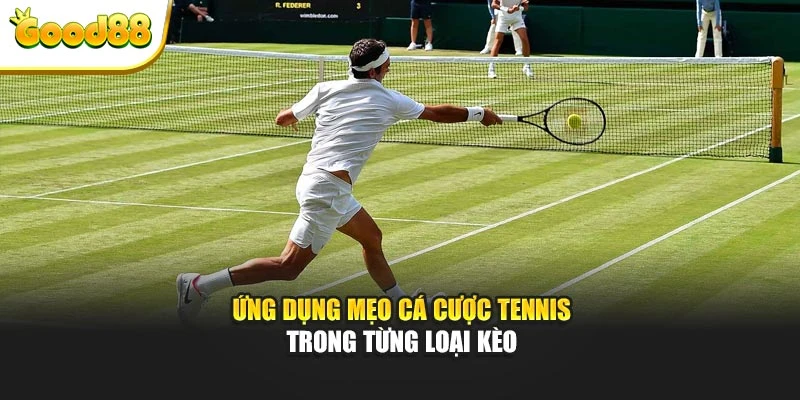Ứng dụng mẹo cá cược tennis trong từng loại kèo